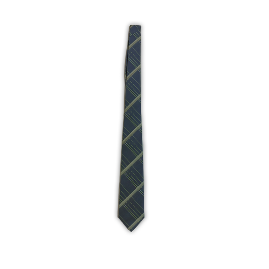 Tuesday's Child Navy Green Tie