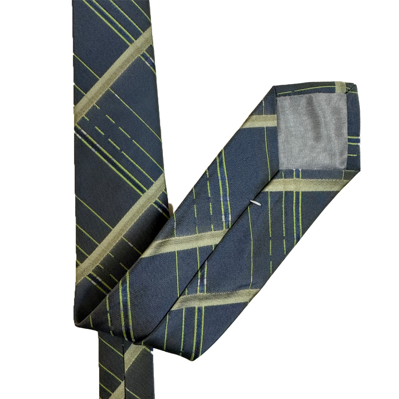 Tuesday's Child Navy Green Tie