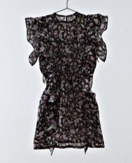 You & Me Girls Floral Linen Dress