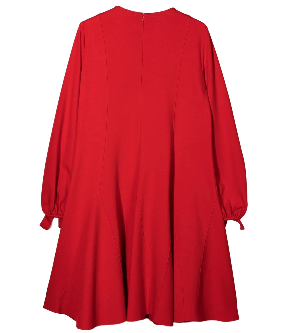 Il Gufo Bow Sleeve Seam Dress