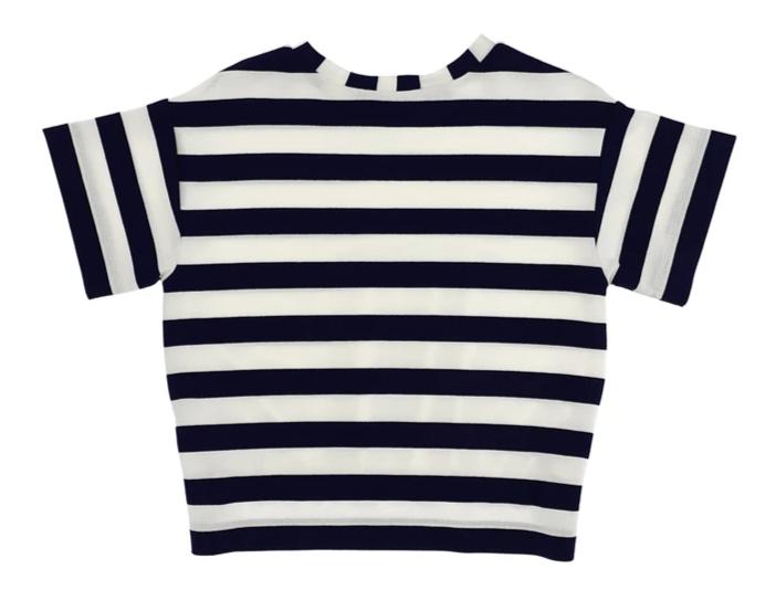 Monnalisa Striped Short Sleeve Top
