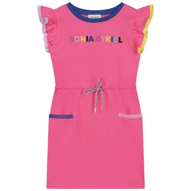Sonia Rykiel SS Pockets Dress w/ Front Logo Embroidery