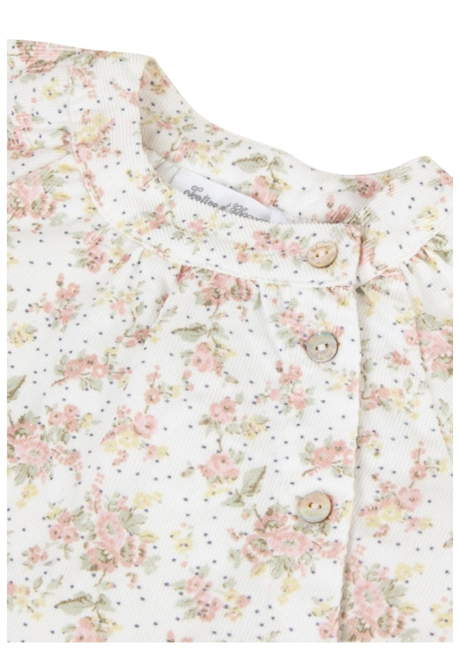 Tartine LS Mini Cord Floral Dress