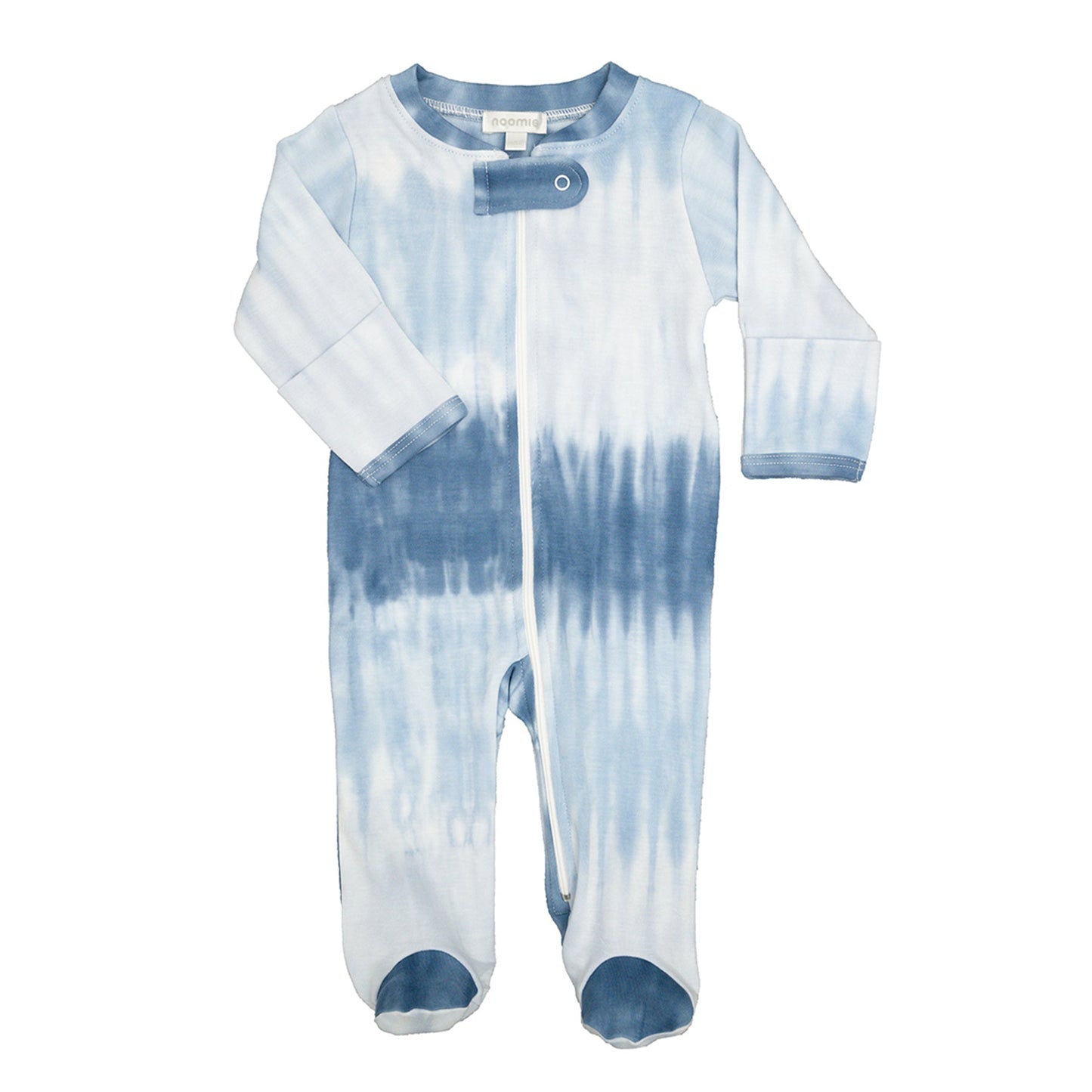Noomie Gradient Tie Dye Zipper Footie