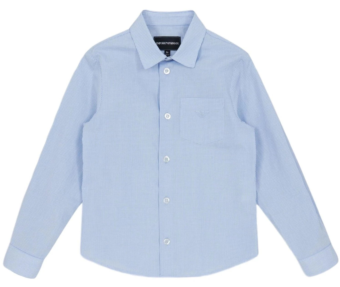 Armani Junior Light Gingham Shirt