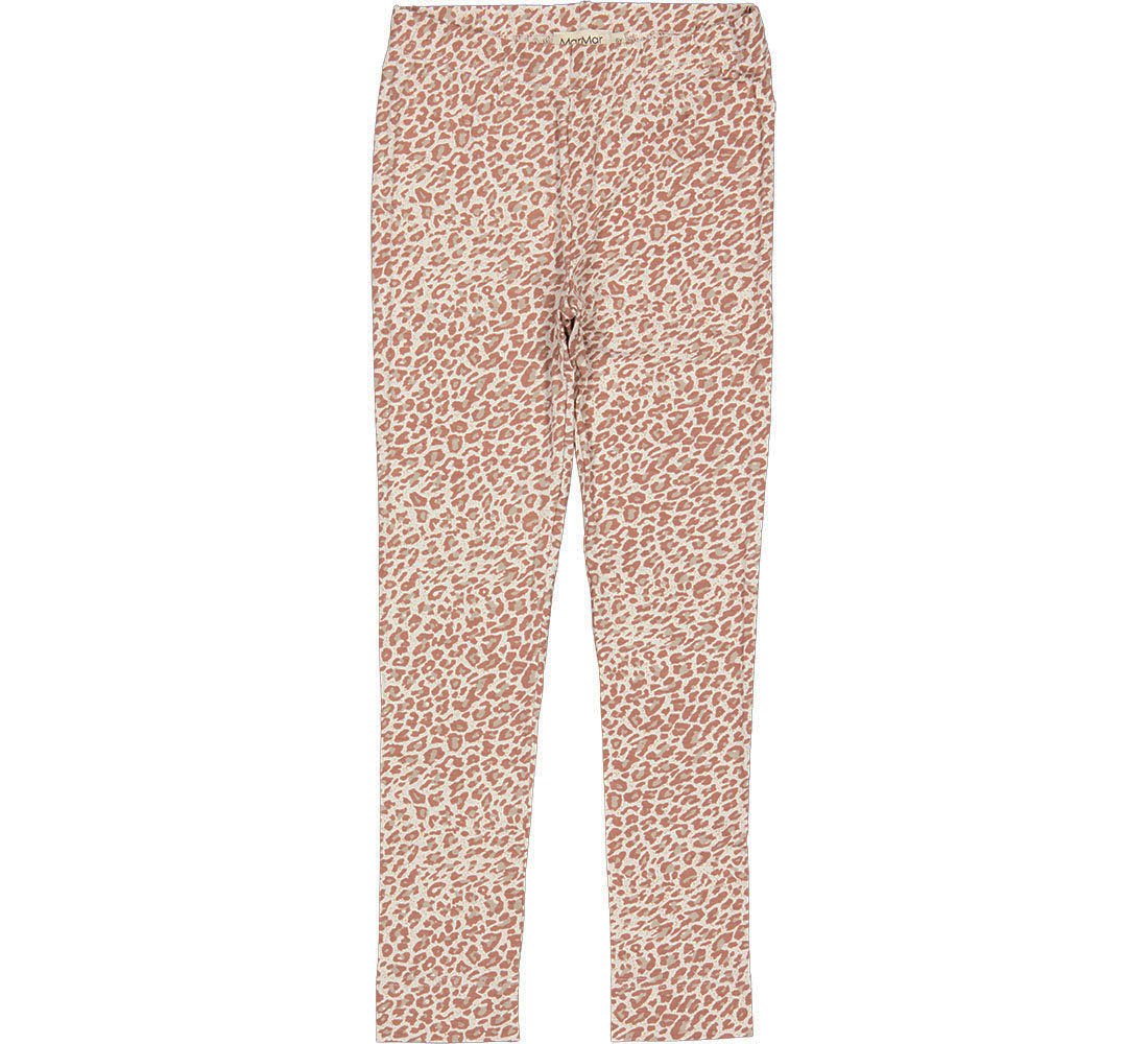 MarMar Girls Leopard Leggings - Rose Brown Leo / 3Y