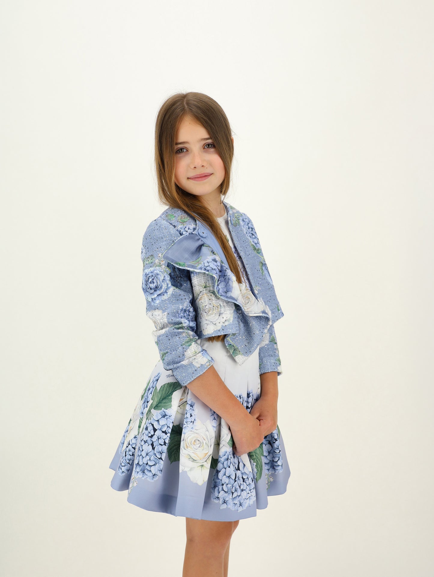 Monnalisa Teen Floral Suit Set