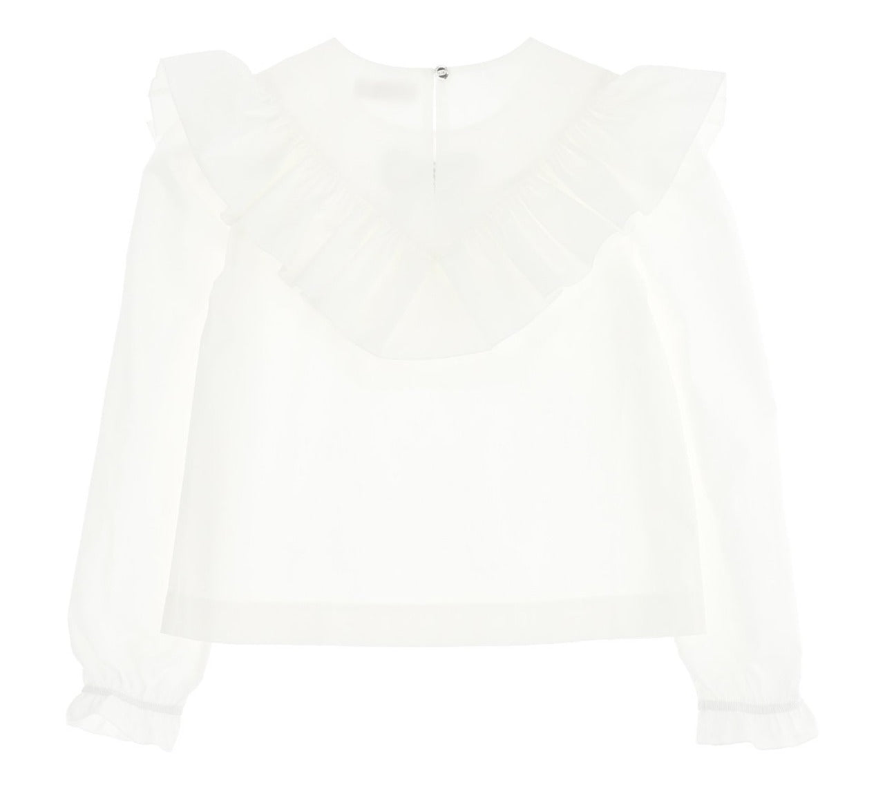 Monnalisa Popelin Jewel Blouse