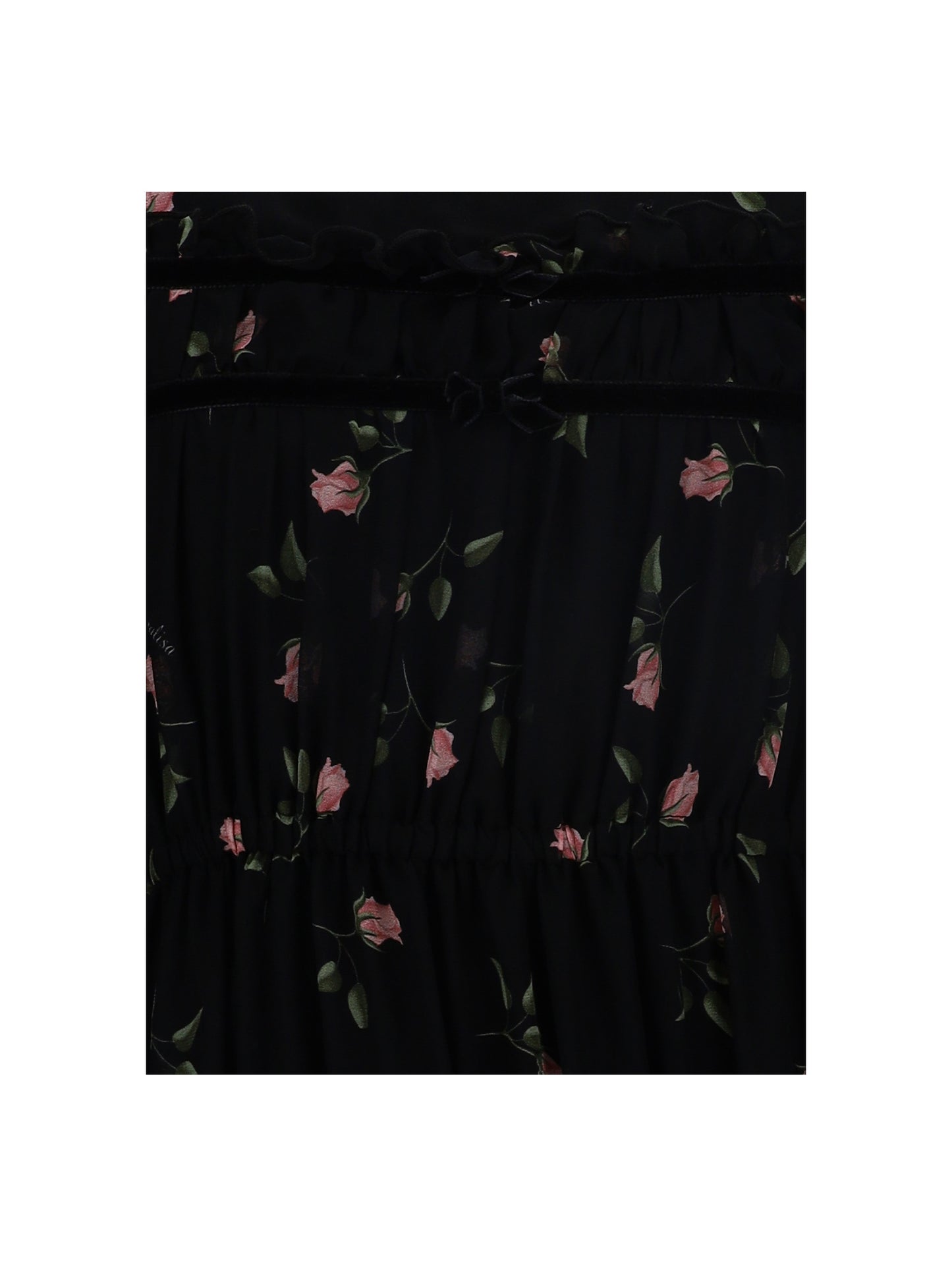 Monnalisa Velvet Ribbons Dress