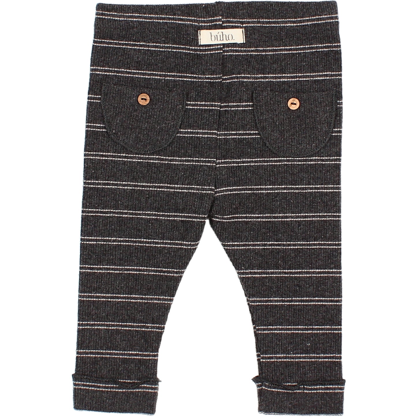 Buho Baby Ribbed Striped Outfit Set