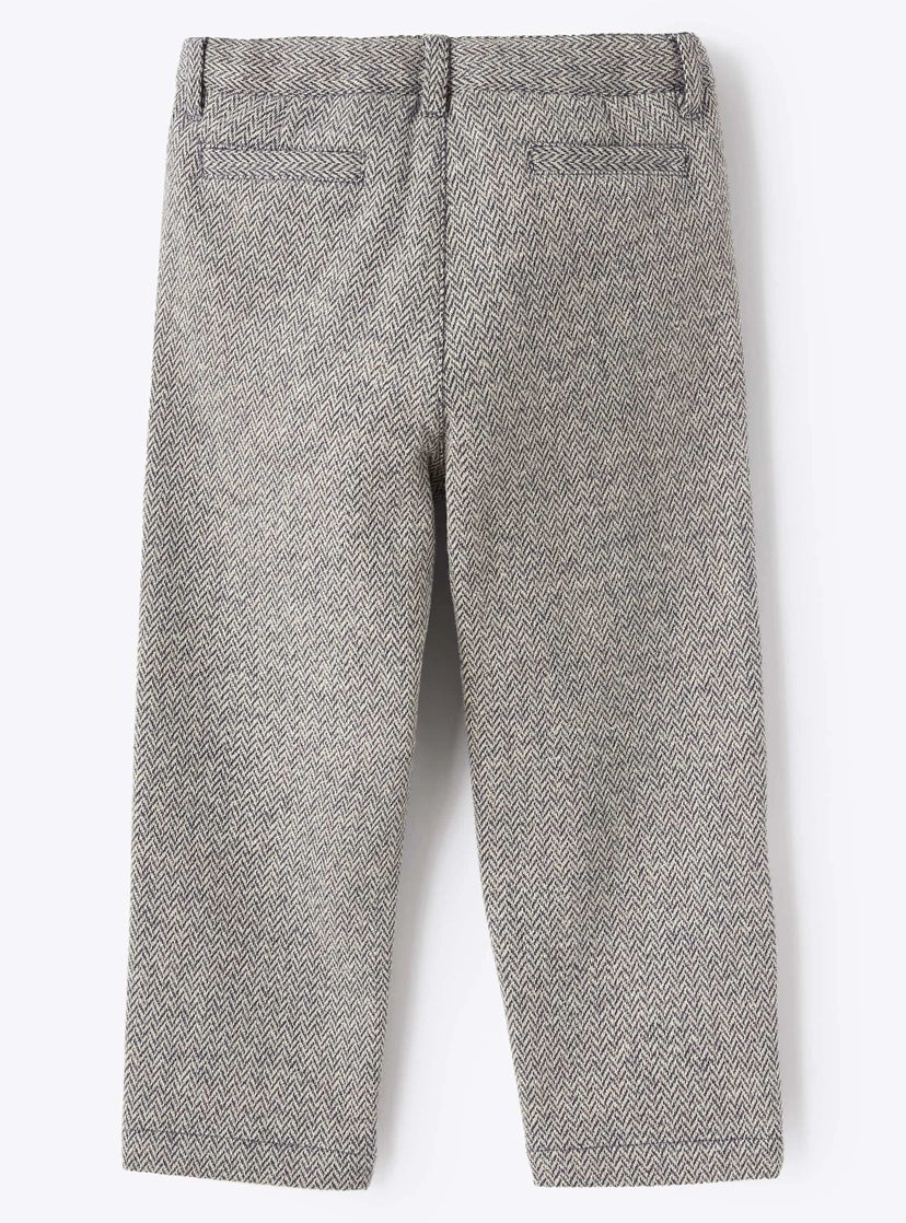 Il Gufo Herringbone Trousers