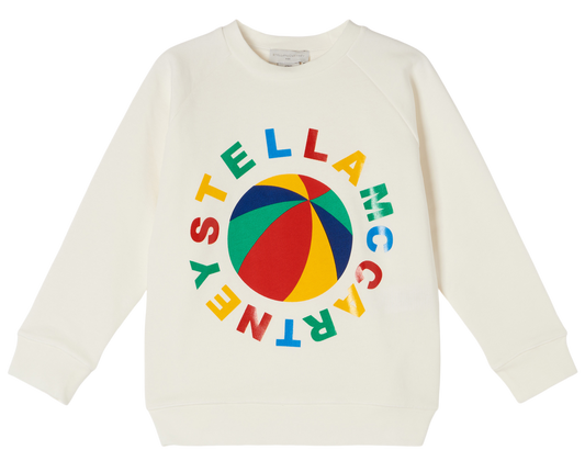 Stella McCartney Girls Beachball Logo Sweatshirt
