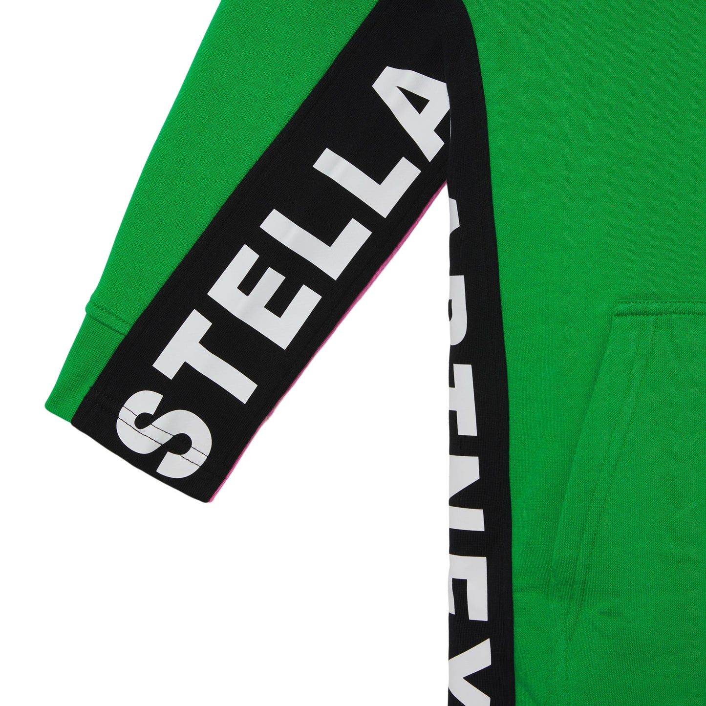 Stella McCartney Hoodie Dress w/ Logo Inserts