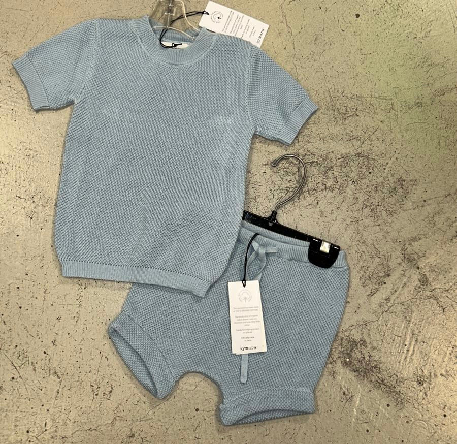 Aymara Jule Gregg 2 Pc Knitted Top & Bottom Outfit