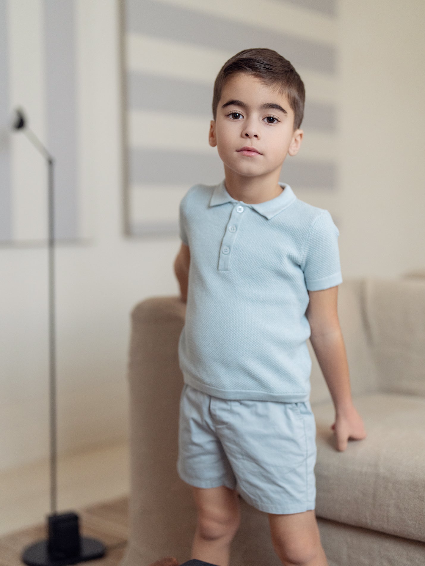 Coco Blanc Boys Dress Shorts