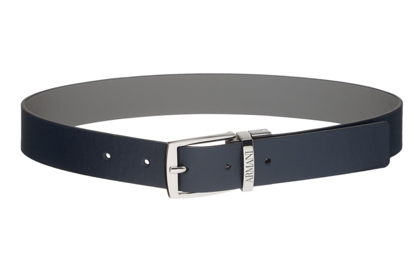 Armani Junior Reversible Buckle Belt