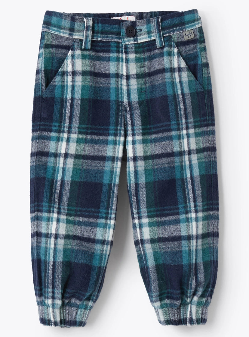 Il Gufo Plaid Flannel Pants