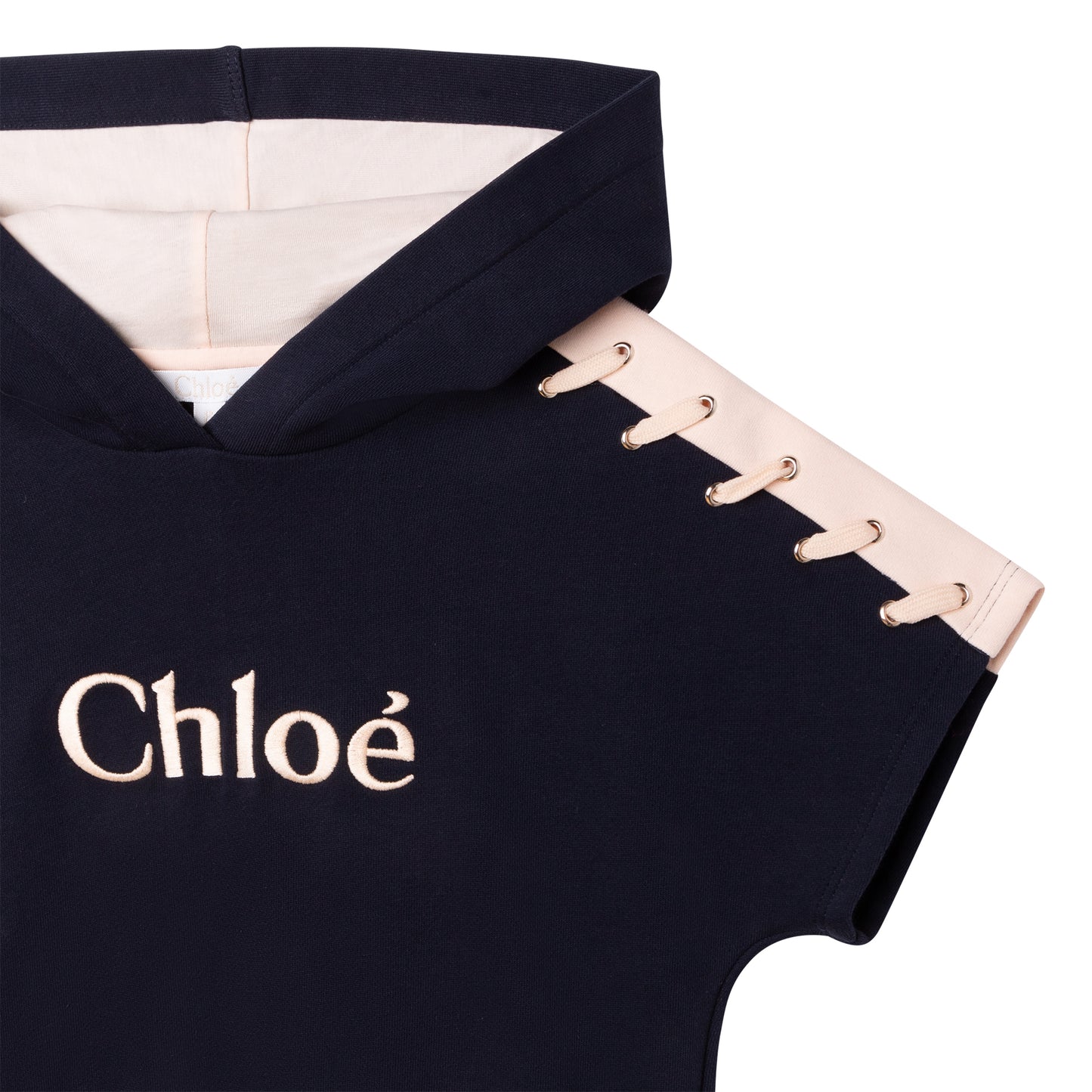 Chloe Teen Girl Drawstring Logo Dress