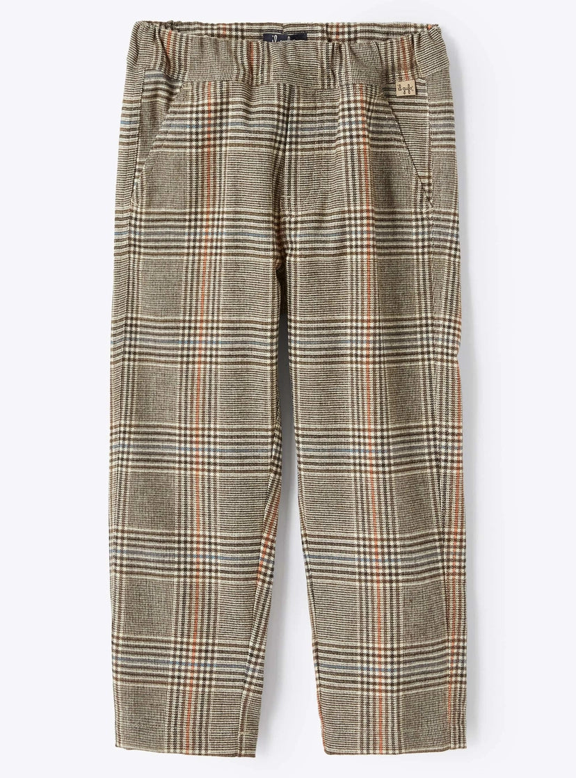 Il Gufo Plaid Trousers