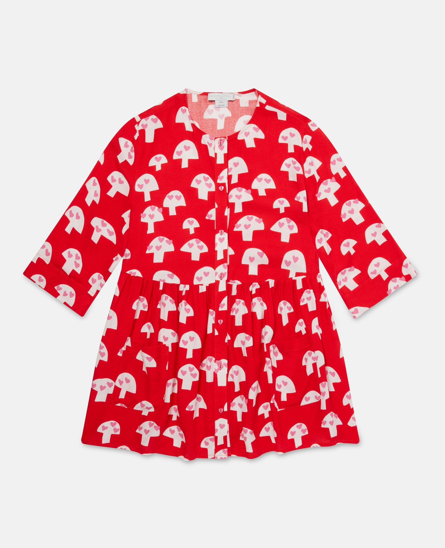 Stella McCartney Baby Girl Mushrooms Crepe Dress