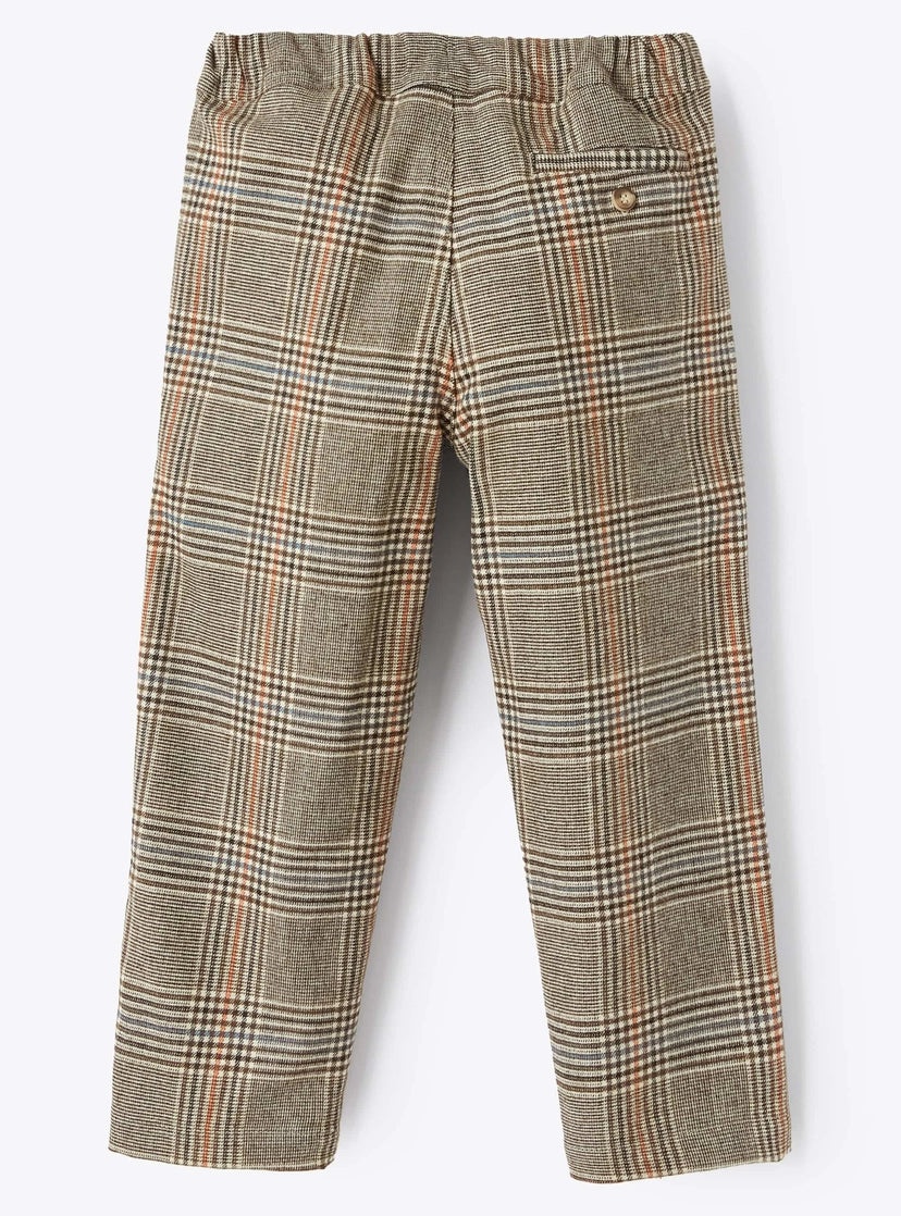 Il Gufo Plaid Trousers