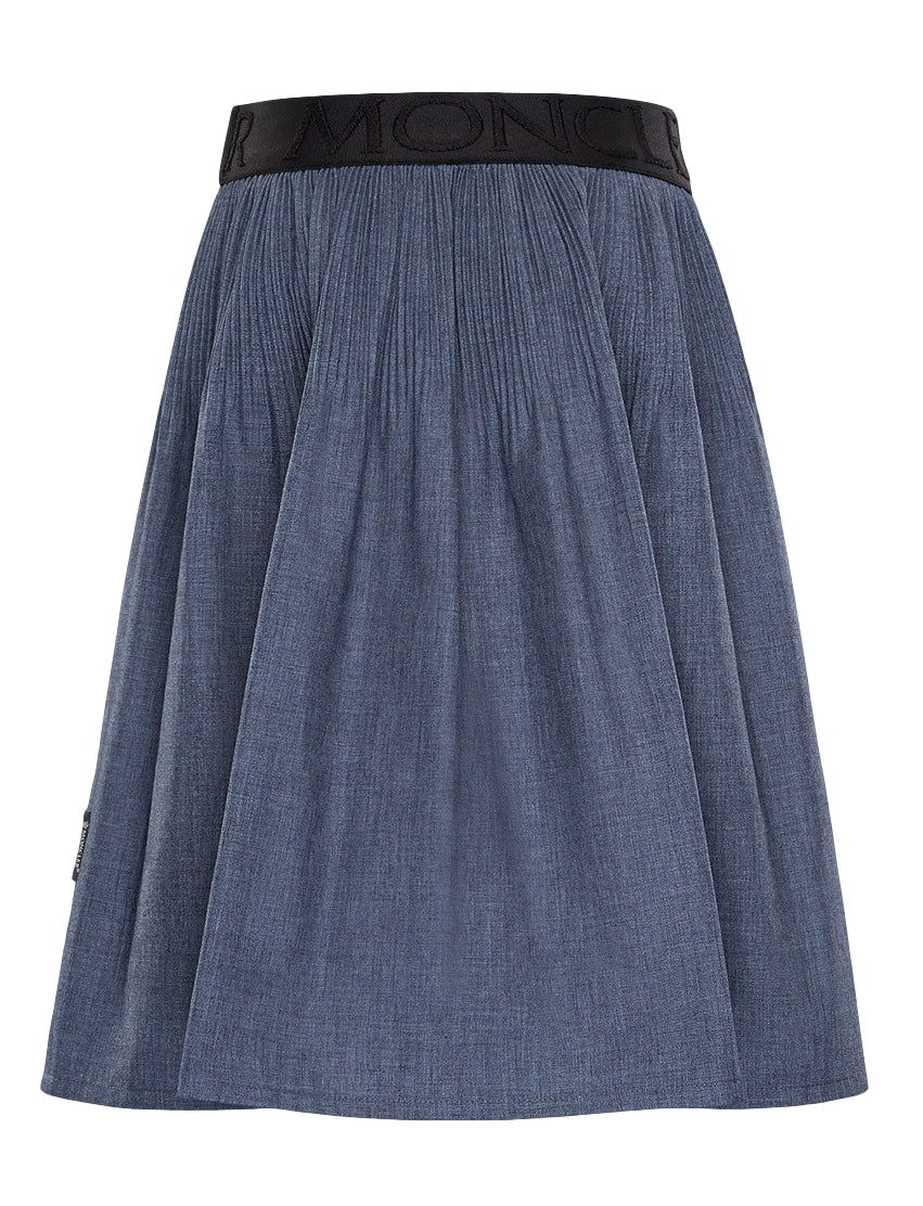Moncler Gonna Chambray Skirt