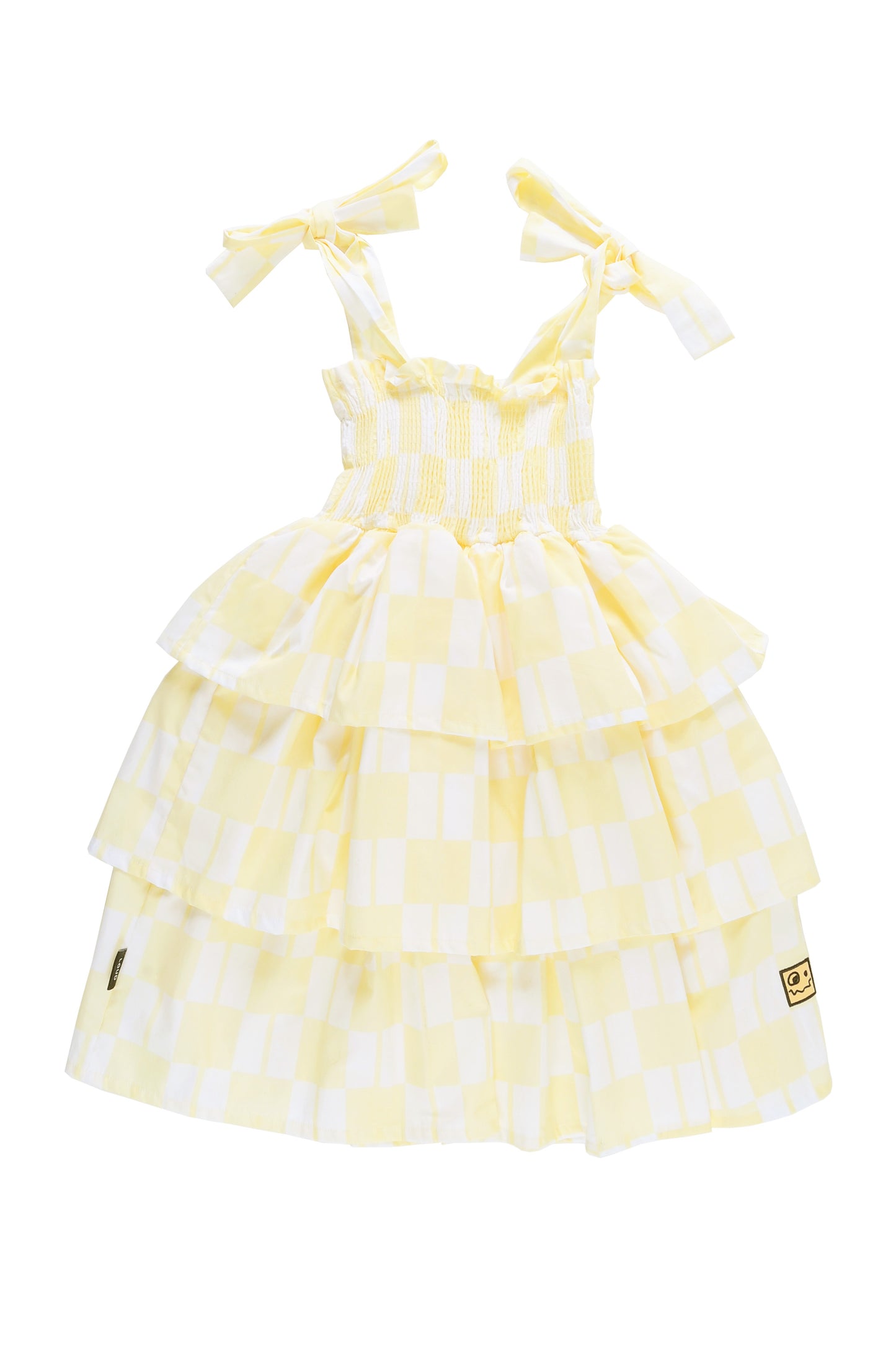 Loud Apparel Hope Sleeveless Checkered Dress