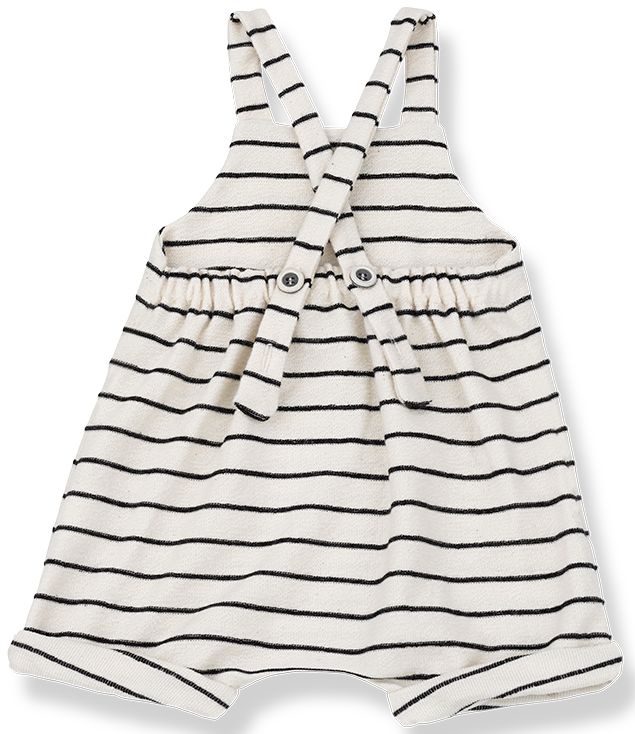 One + In the Family Geri Striped Overall