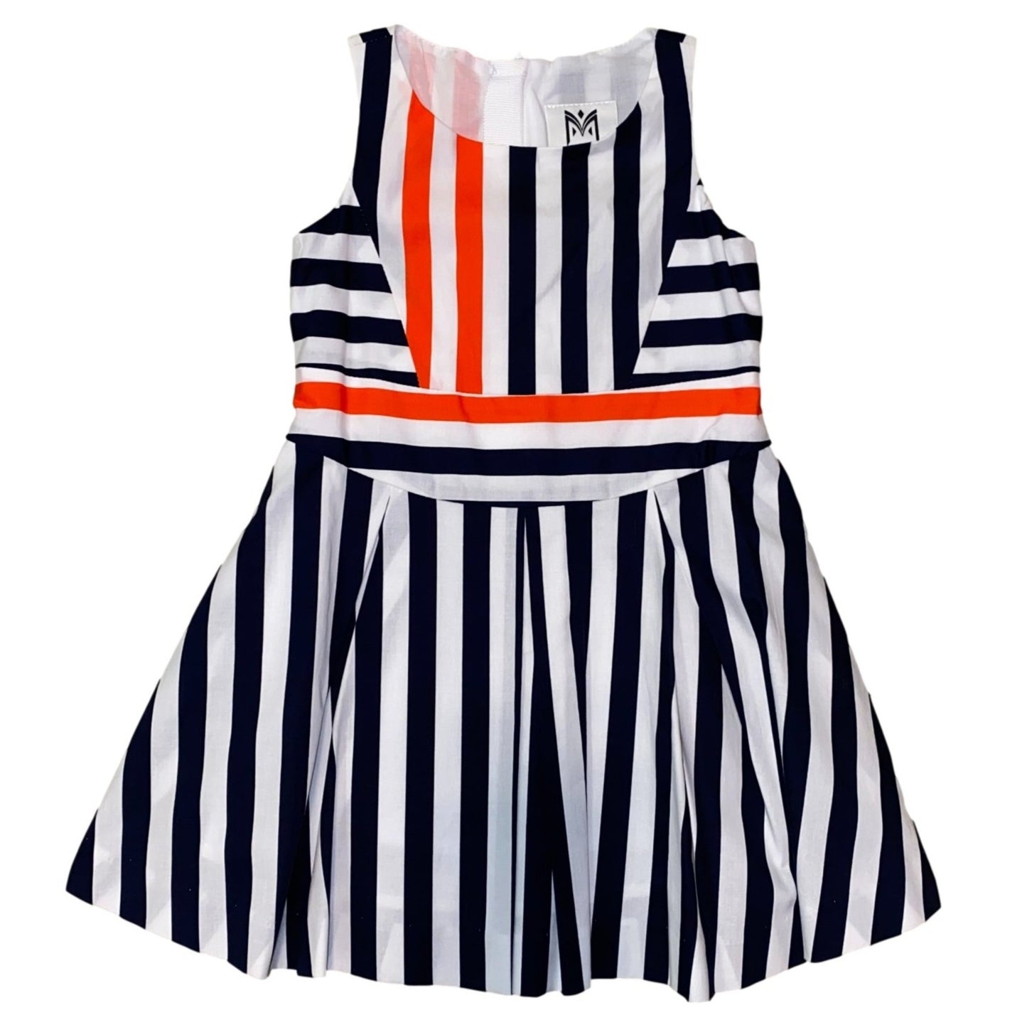 Milly Minis Scoop Neck Stripe Dress