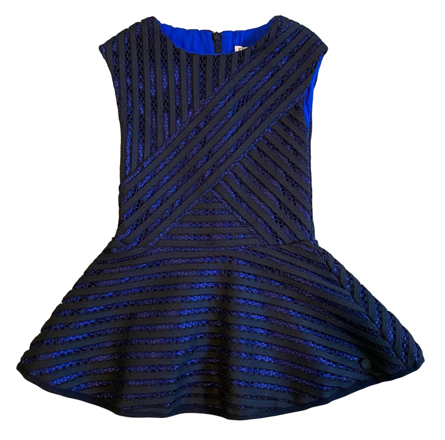 KZ80P-11-KI30108-A AMANI Cap Sleeve Overlay Dress