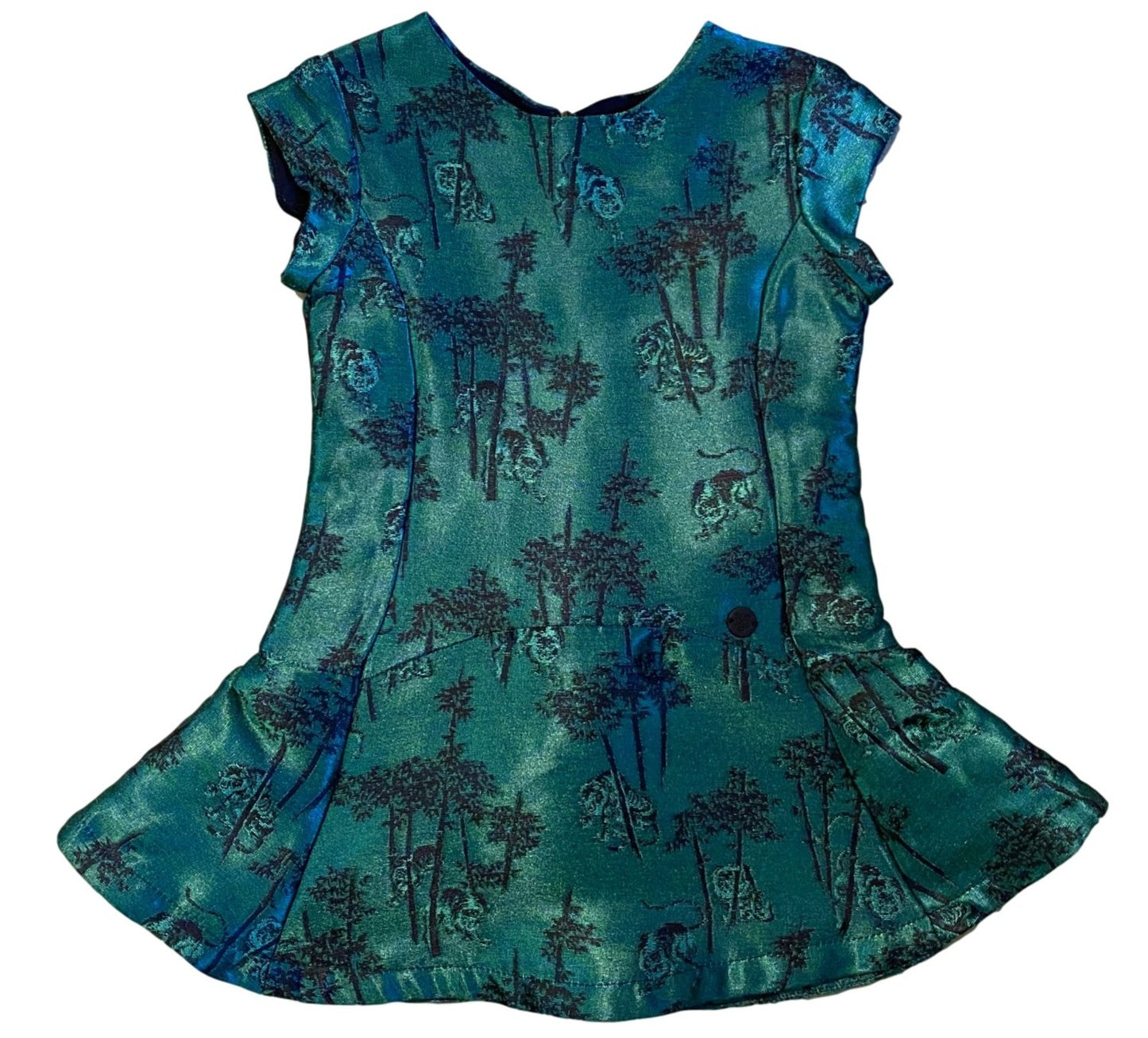 KZ80P-33-KI31028-A ASA Cap Sleeve Jacquard Dress