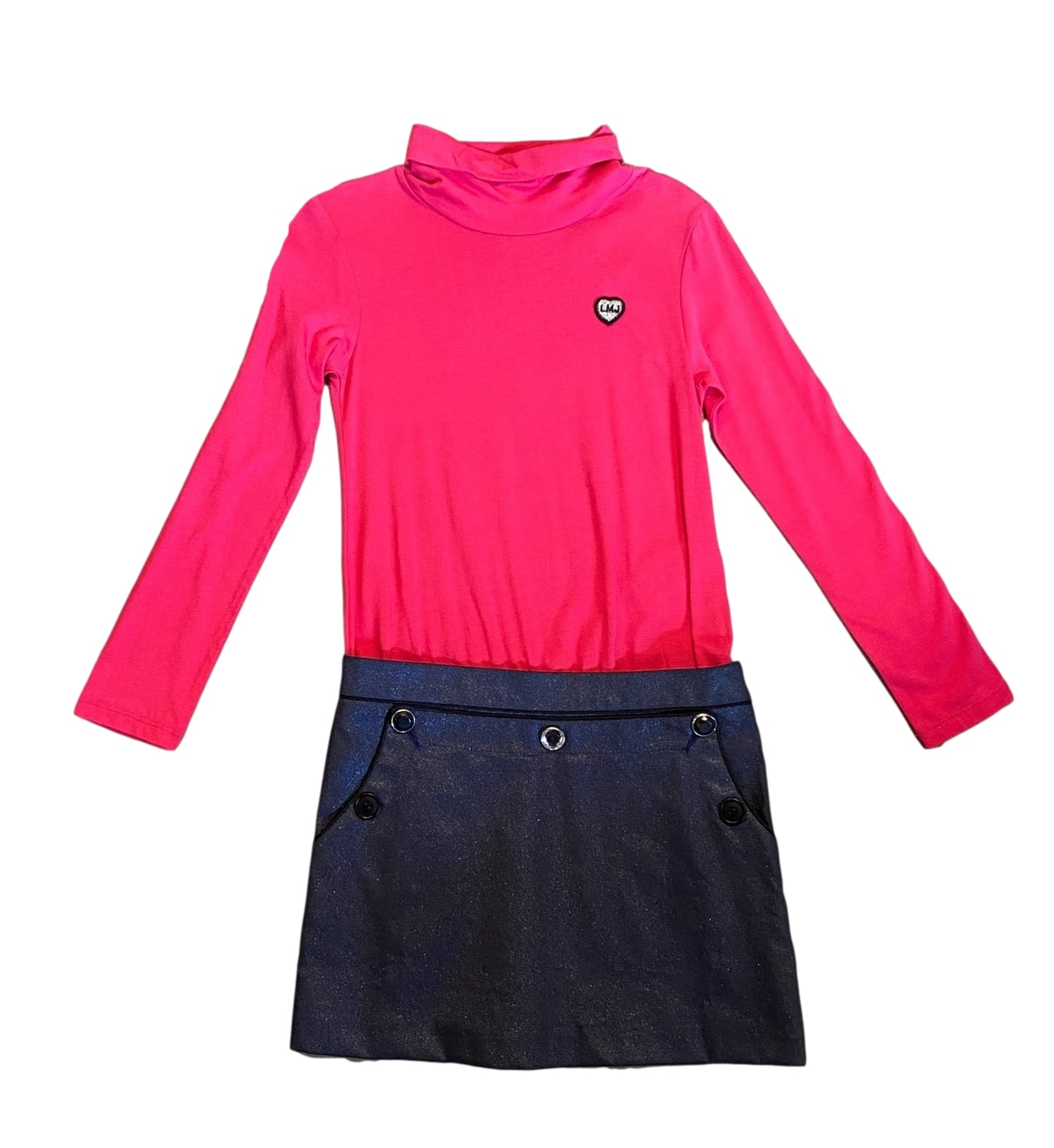 Little Marc Jacobs Turtle Neck Dress with Cabachons