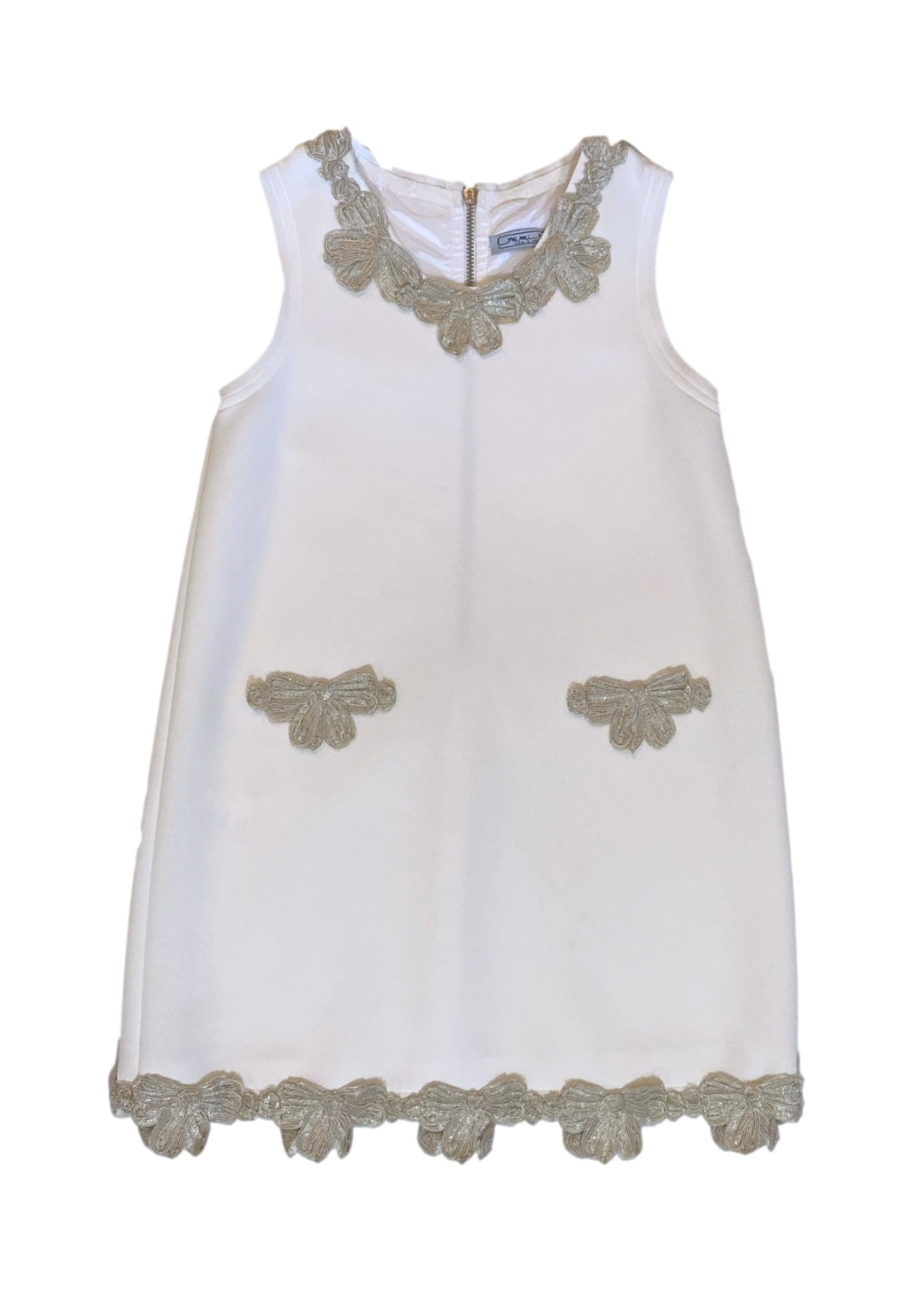 MI80O-01-B Applique Dress