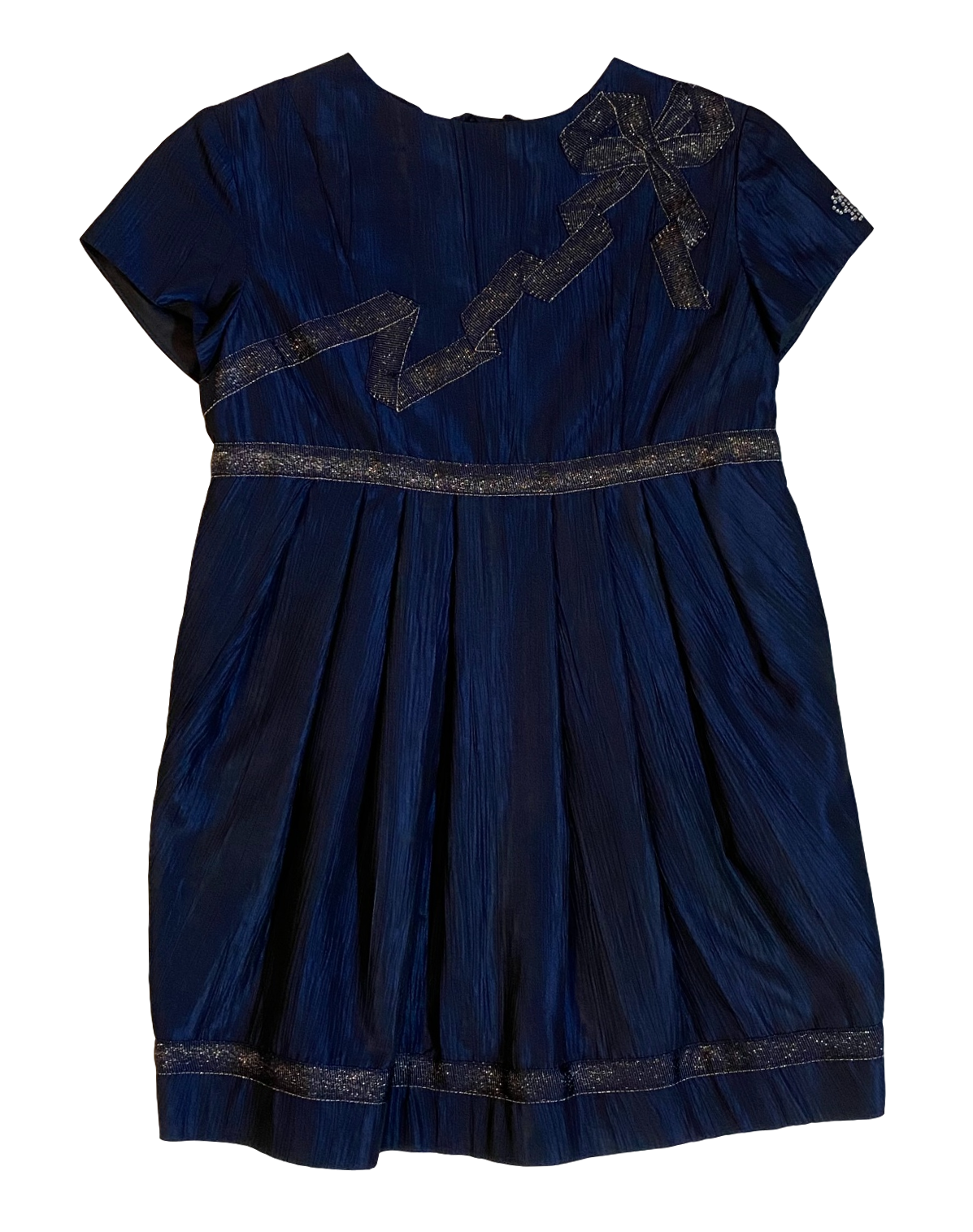 I Pinco Pallino Tafetta Bow Dress