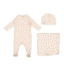 MarMar Hat, Onesie & Blanket 3Pc Set