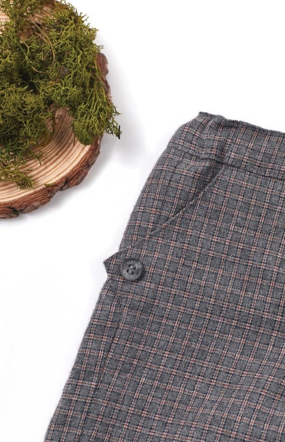 Tartine et Chocolat Plaid Dress Pants