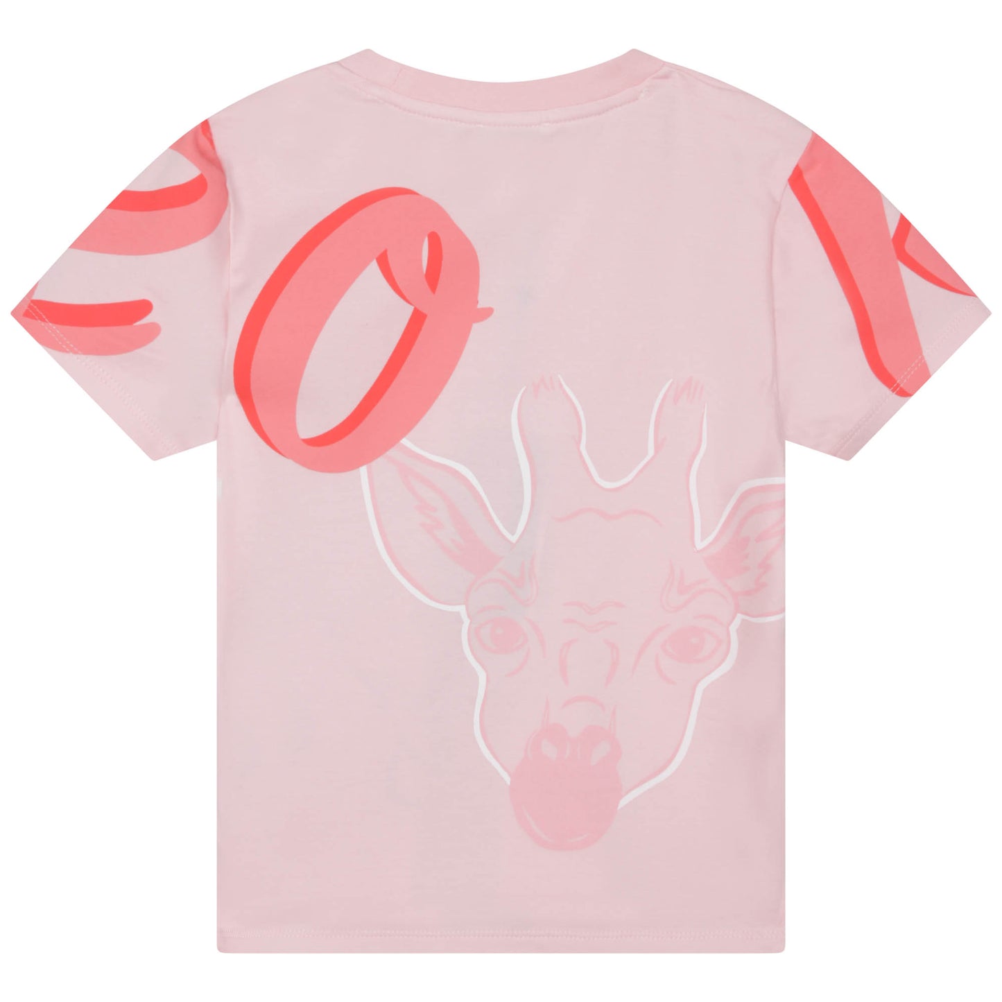 Kenzo Short Sleeved Tee Shirt w/ Giraffe & Tiger Graphic