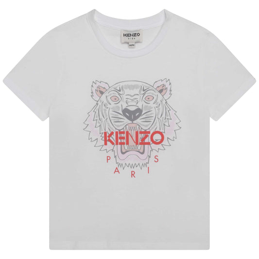 Kenzo Short Sleeved Tiger Print Tee Shirt