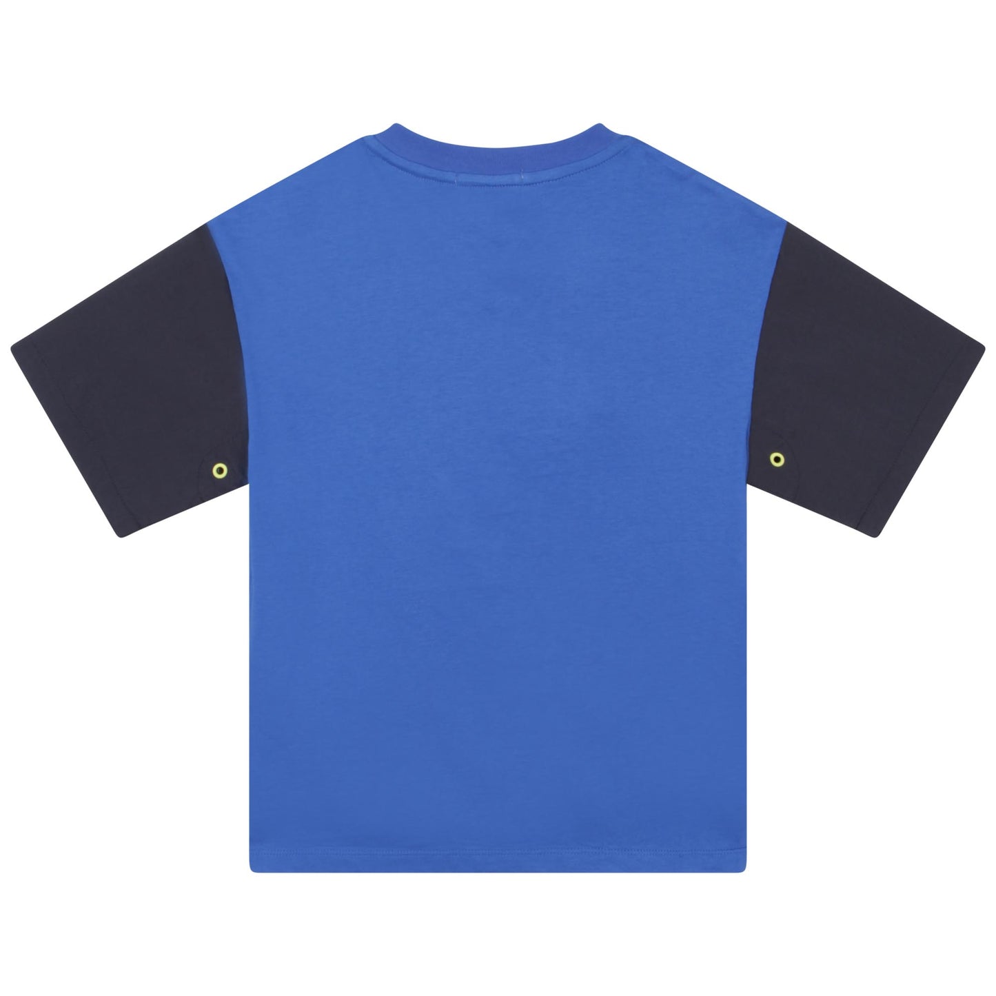 Kenzo Short Sleeved Bi-material Tee Shirt w/ 'K' graphic