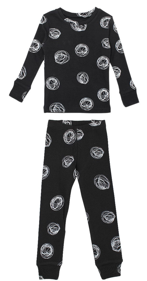 L'Oved Baby KOR345 Organic Long Sleeve PJ Set