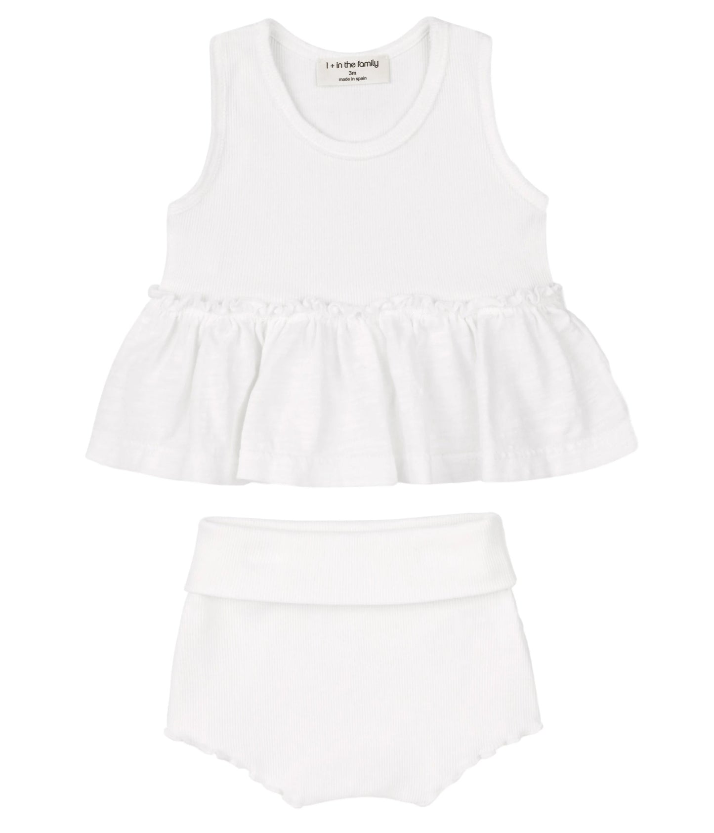 One + In the Family Baby Girl Leuca & Calais Outfit Set