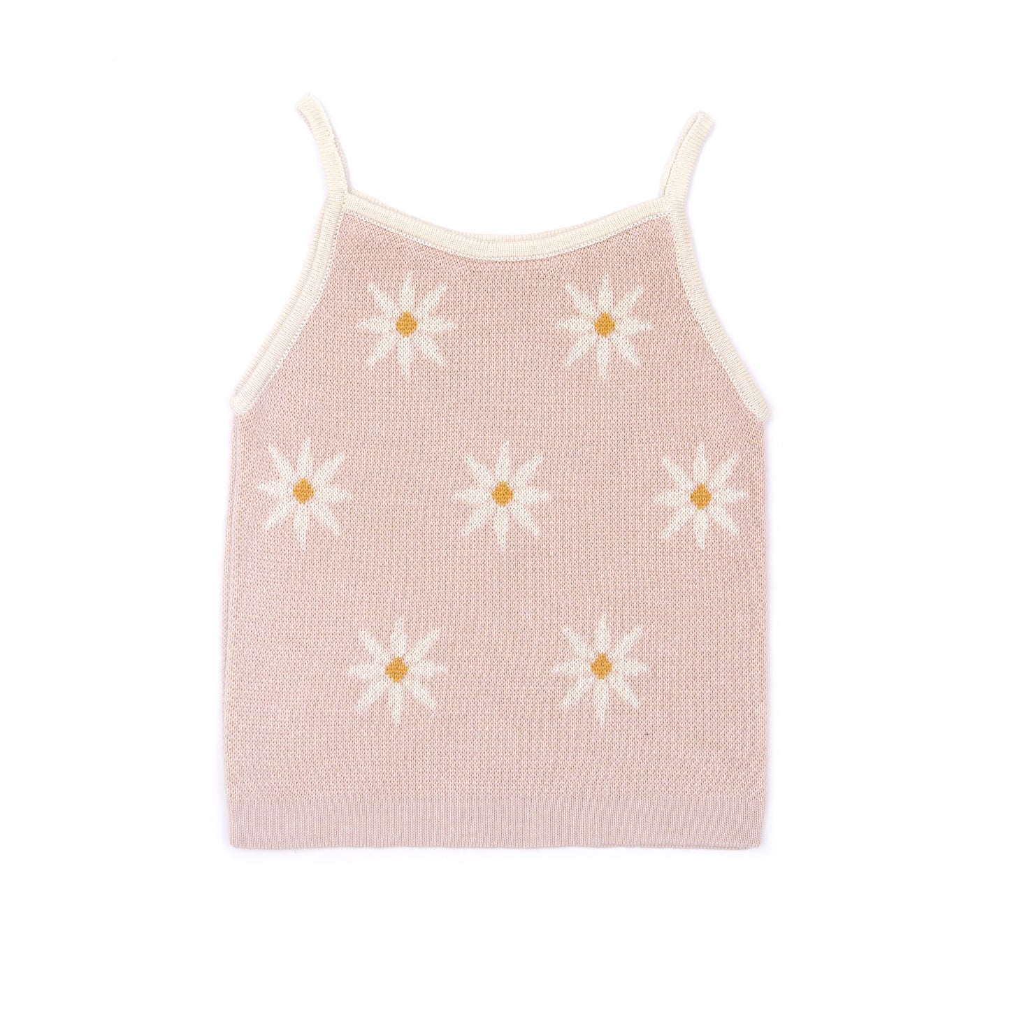 Tun Tun Baby Girl Daisy Knit Outfit Set