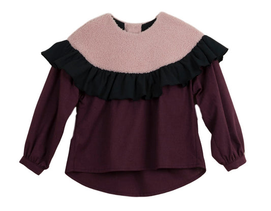 Popelin Mod.7.3-10.1 2PC Yoke Top/Bloomer Set