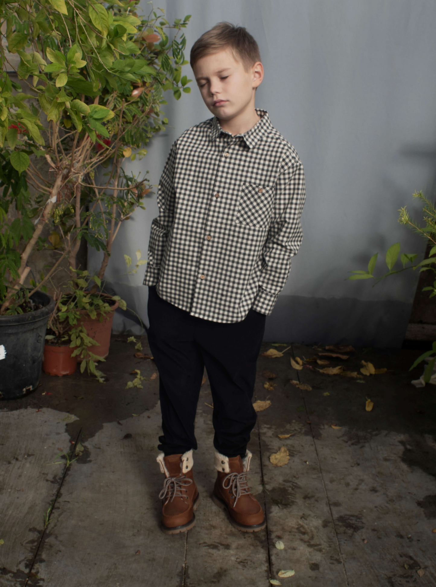 Popelin Gingham Shirt