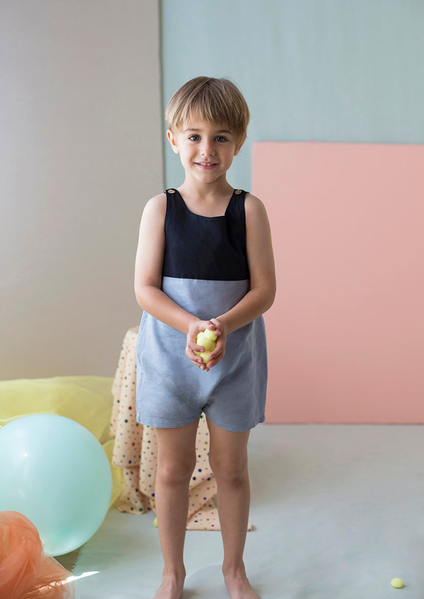 Popelin Mod.4.1 Reversible Dungarees