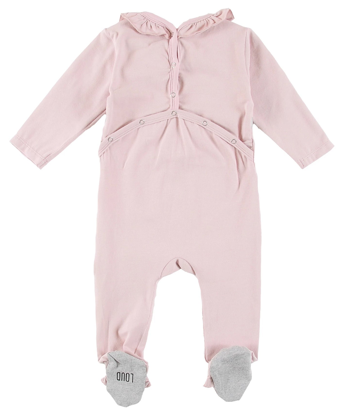 Loud Apparel Sweet Ruffle Belt Onesie