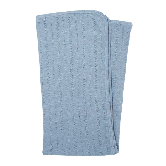 L'ovedbaby Baby Boy Pointelle Blanket