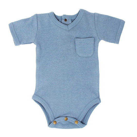 L'ovedbaby Baby Boy V-Neck Bodysuit