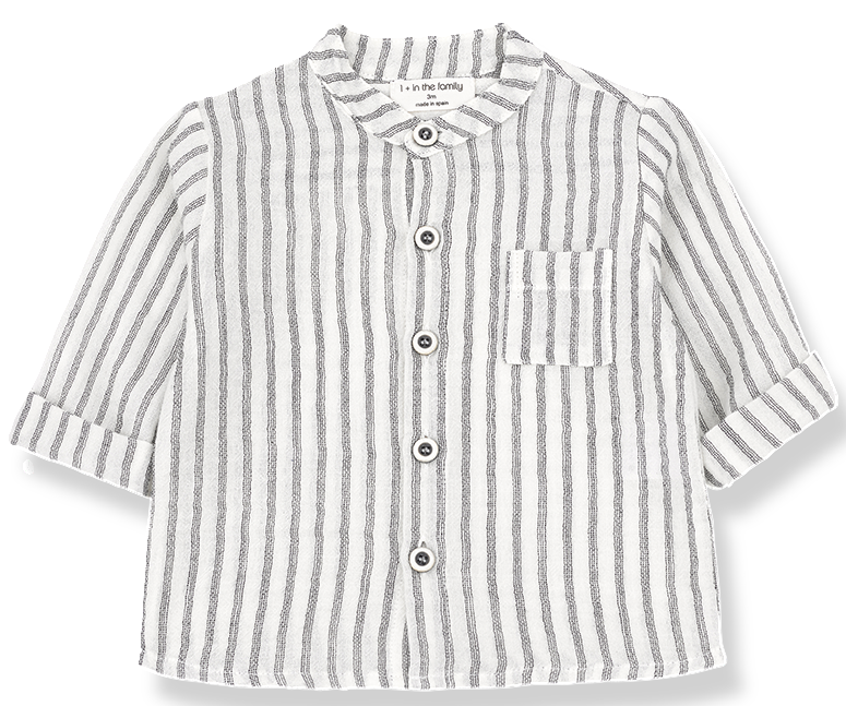 One + In the Family Oskar Striped Shirt