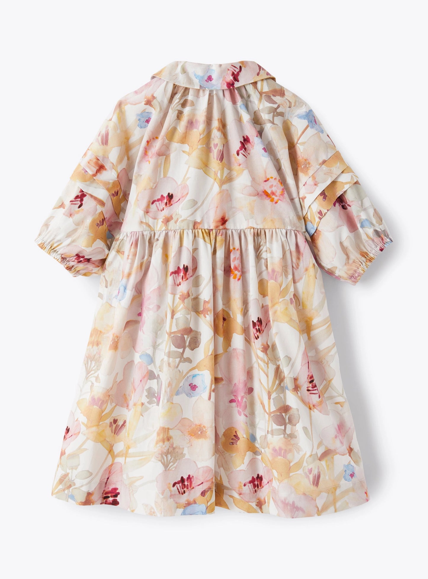 Il Gufo SS Collared Pastel Dress